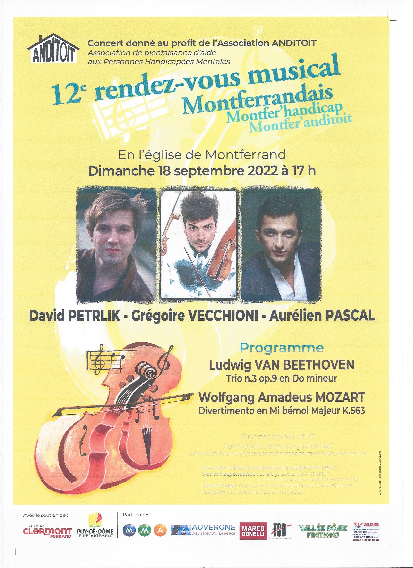 Affiche Concert 2022